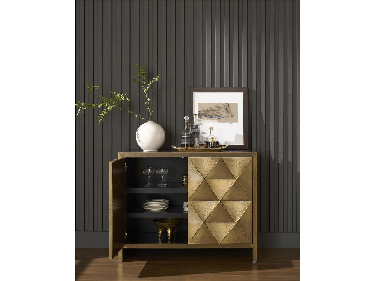 Origami Hall Chest