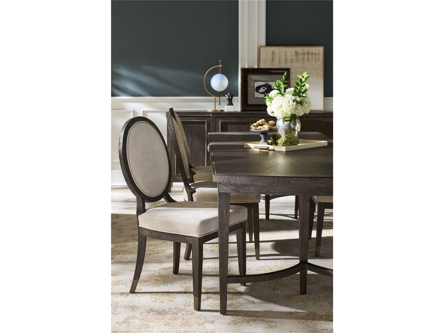 Cocoa Oval Side Chair