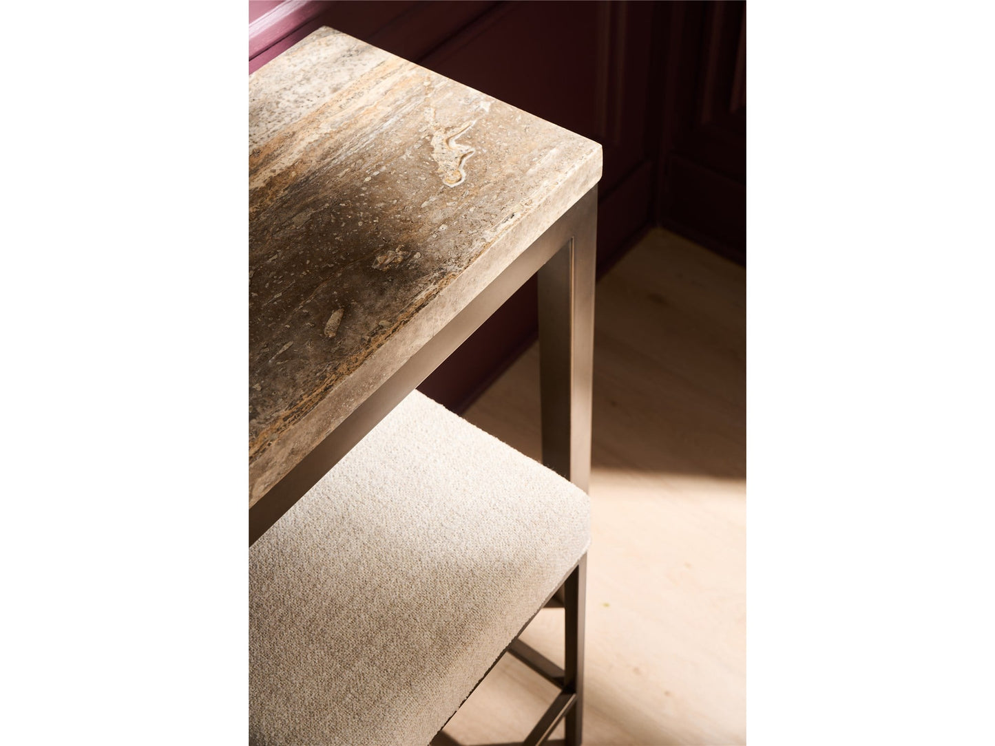Brindle Console with Stools