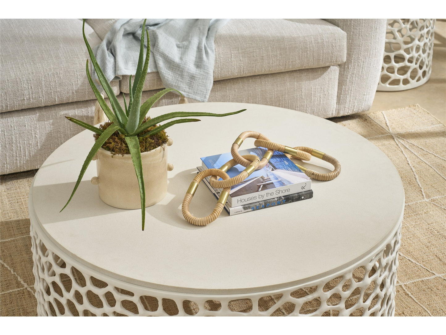 Coral Cocktail Table
