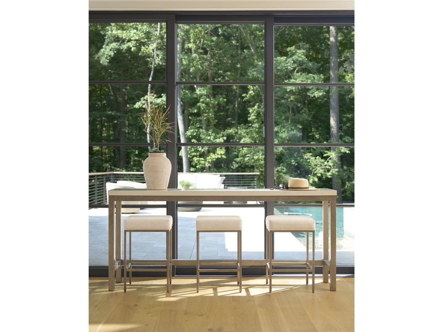 Oasis Console with Stools