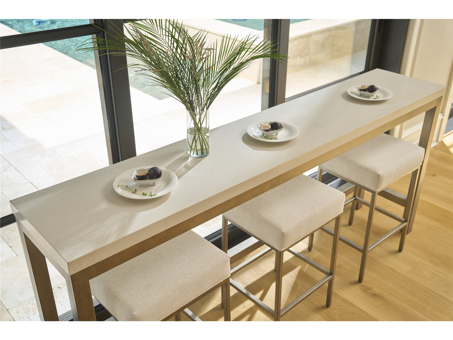 Oasis Console with Stools