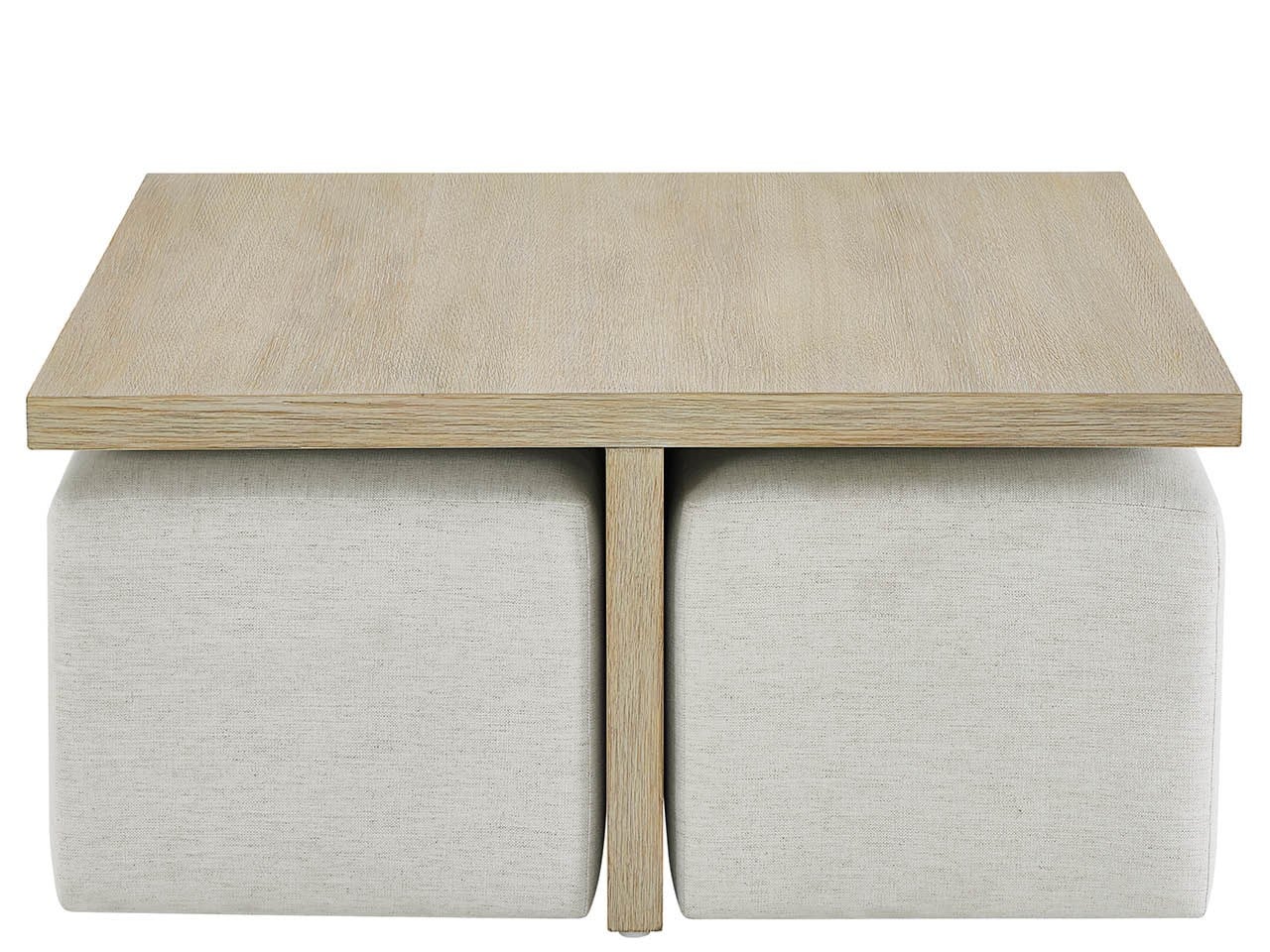 Dockside Cocktail Table with Ottomans