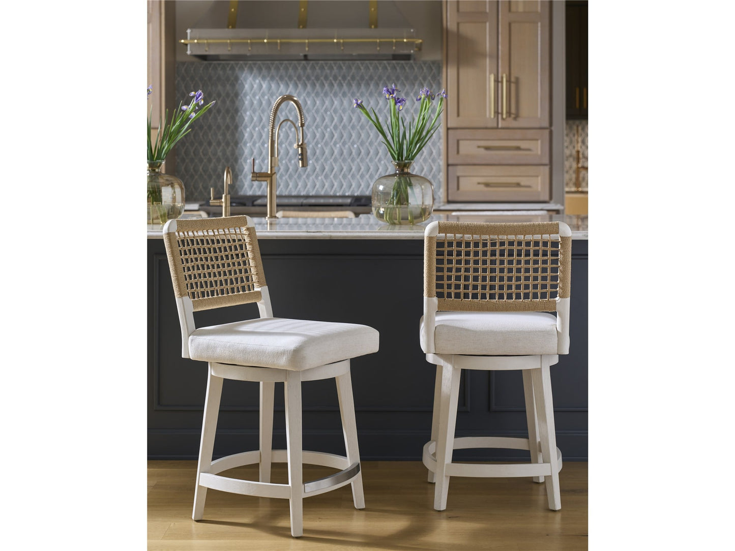Shoreline Swivel Counter Stool