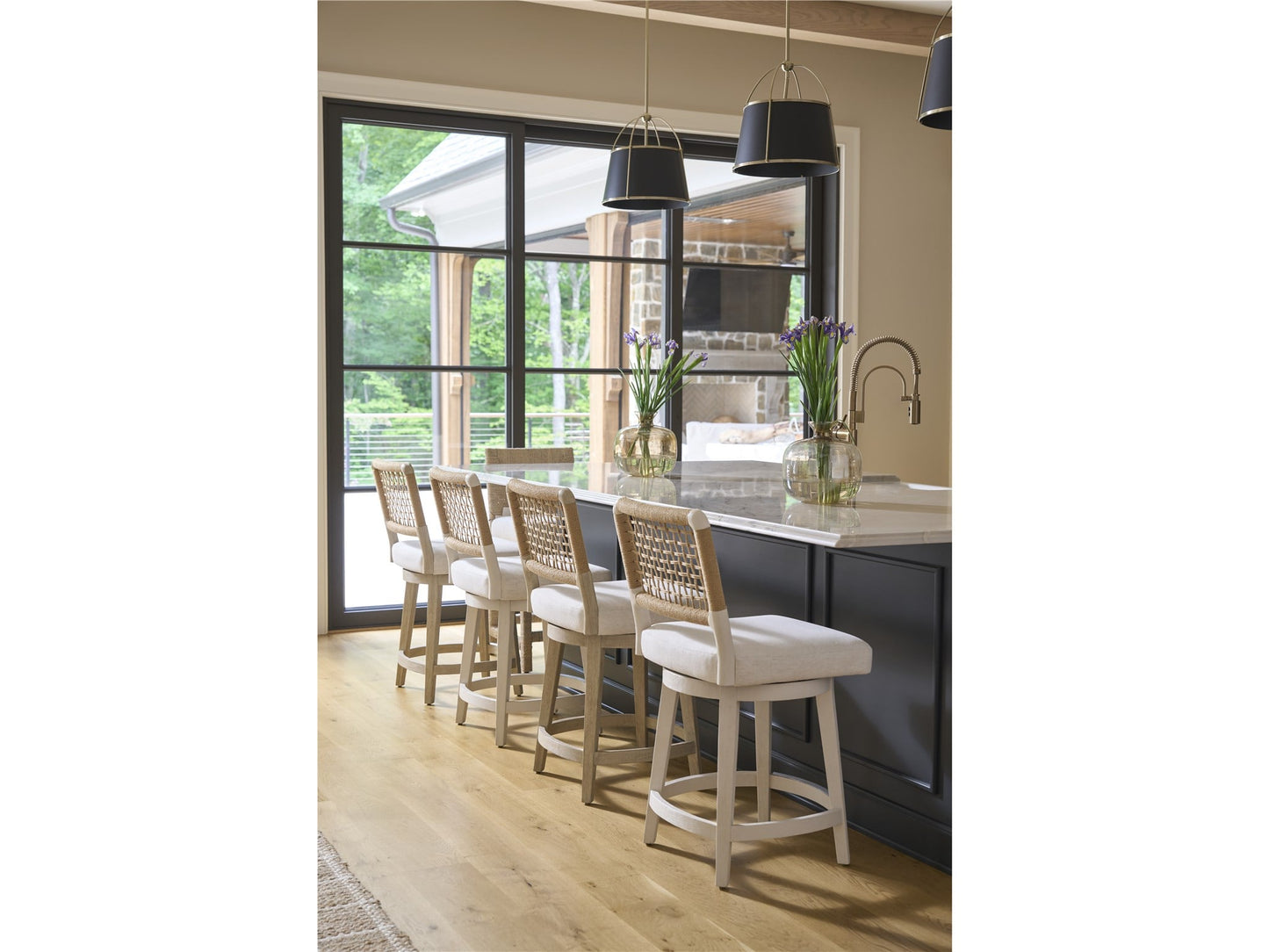 Shoreline Swivel Counter Stool