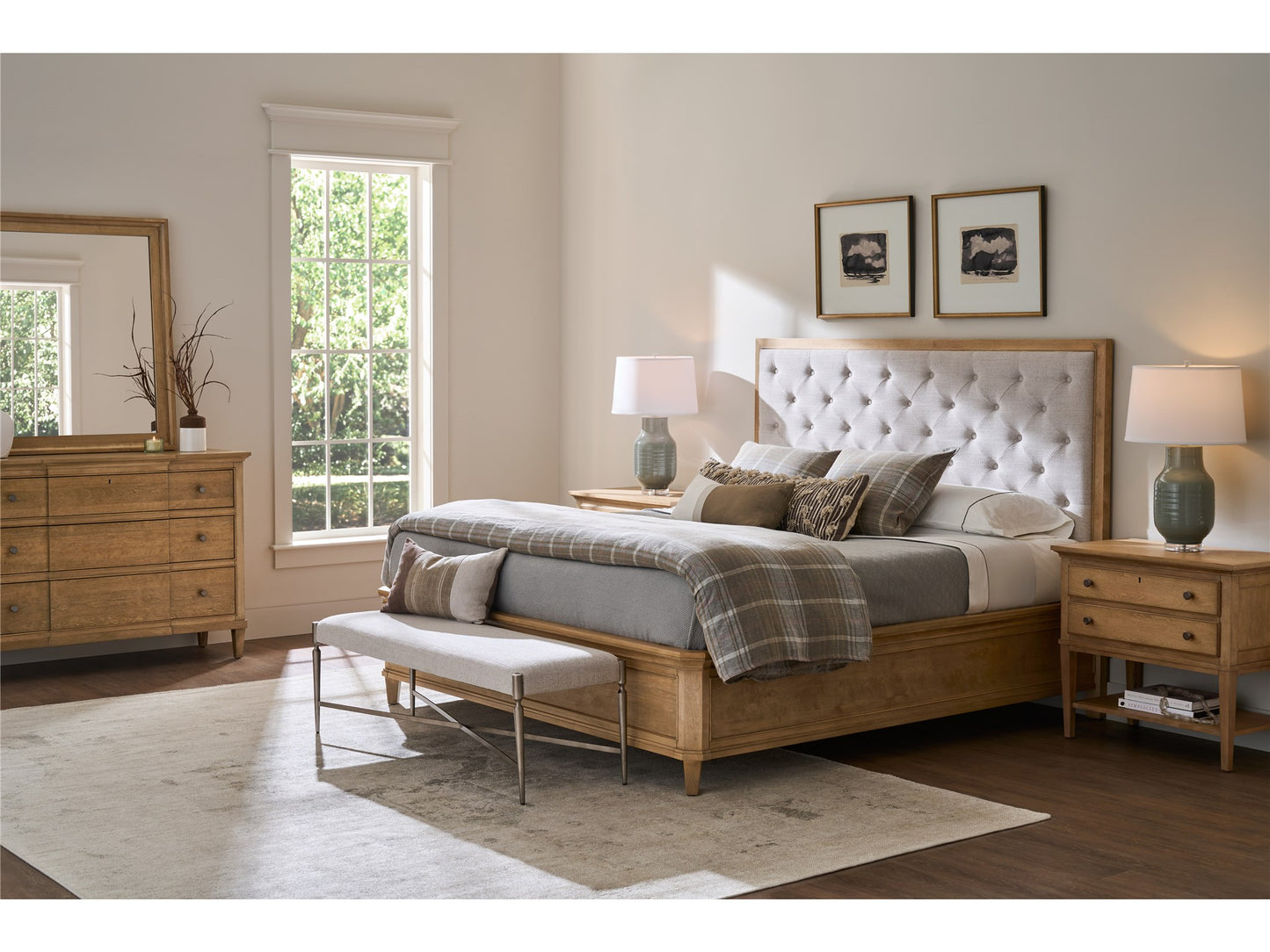 Brindle Upholstered Bed