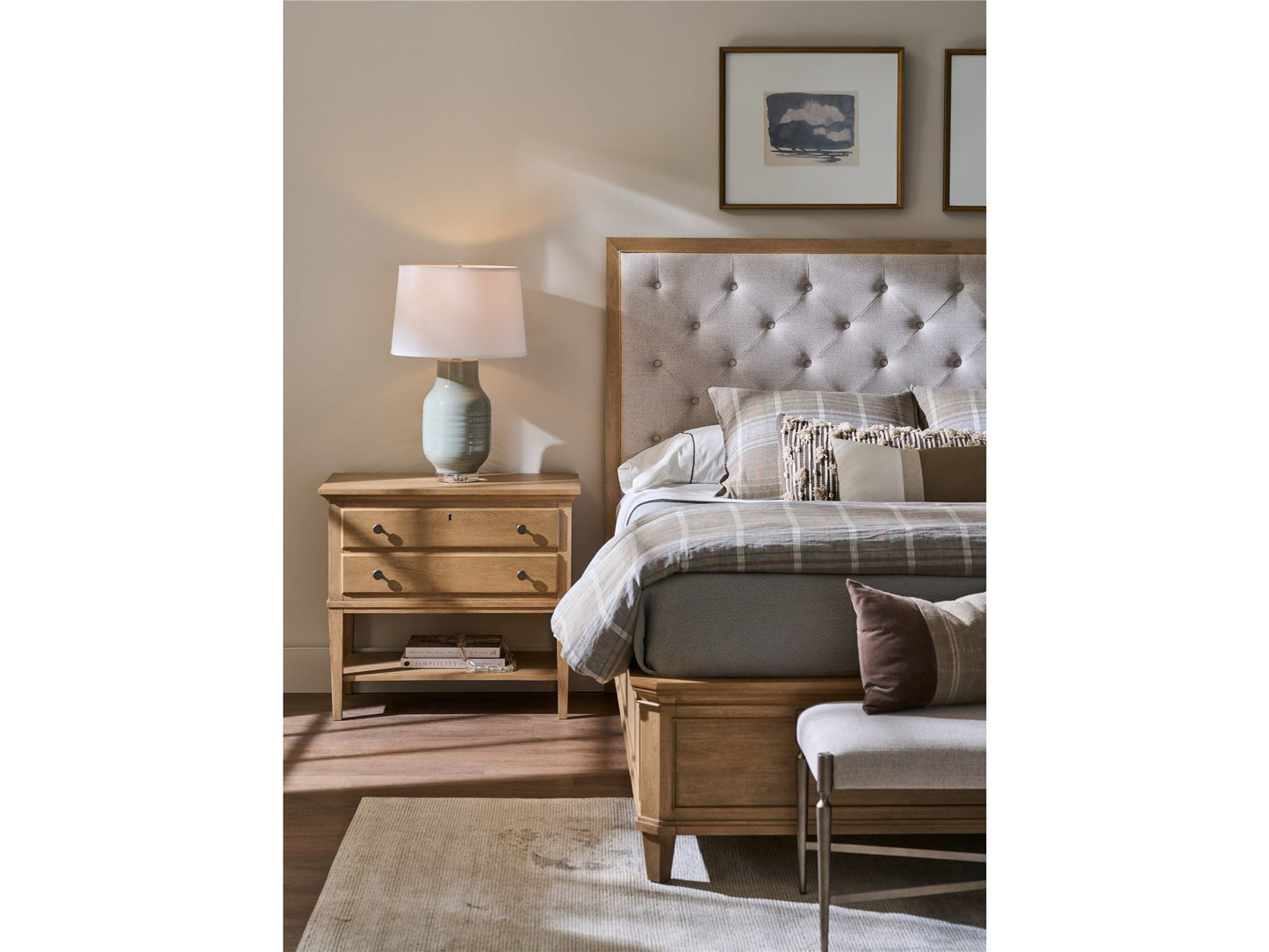 Brindle Upholstered Bed