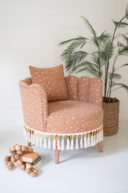 Roxy Upholstered Circle Chair