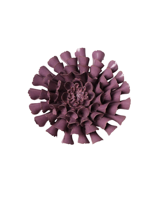 Violet Dahlia Wall Flower