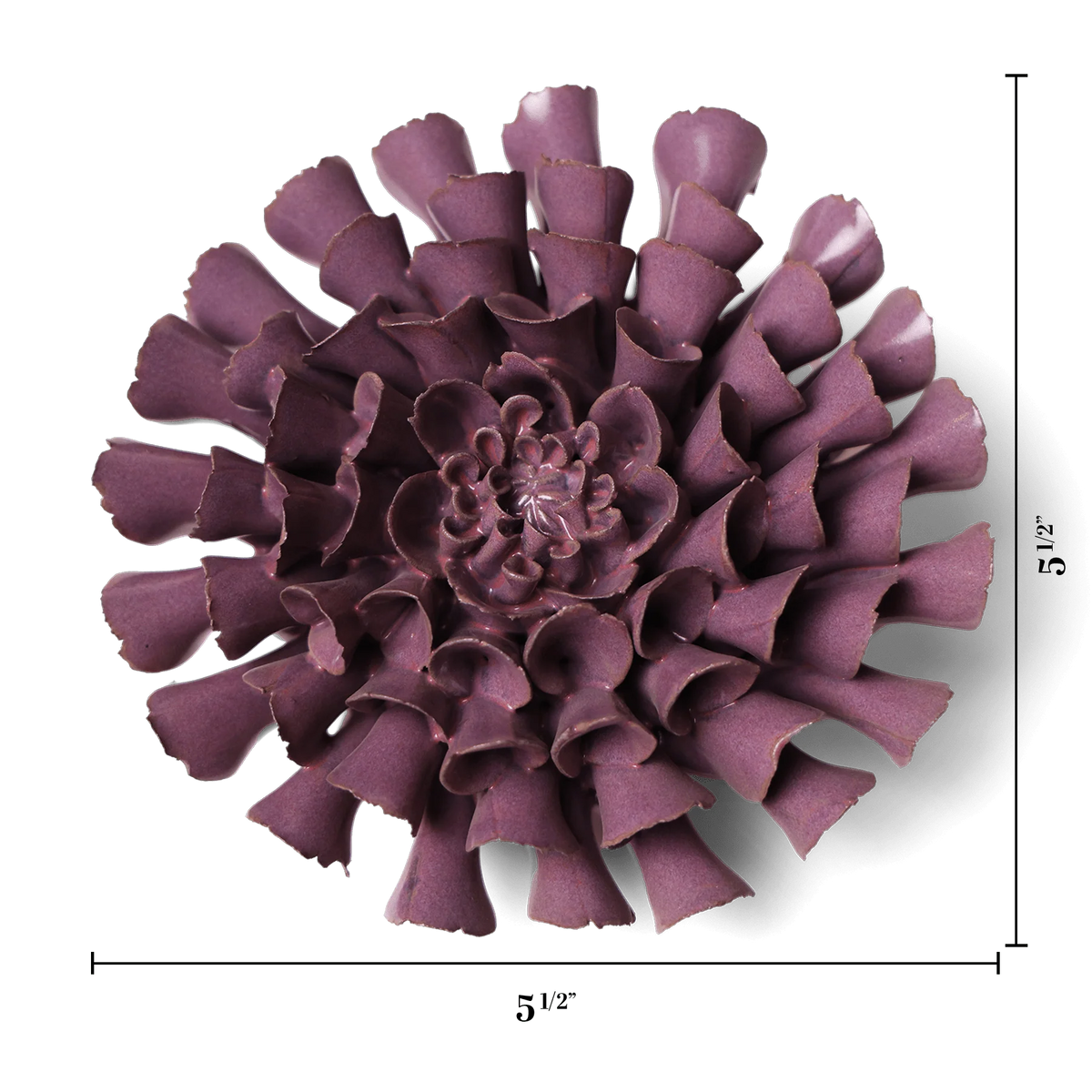 Violet Dahlia Wall Flower