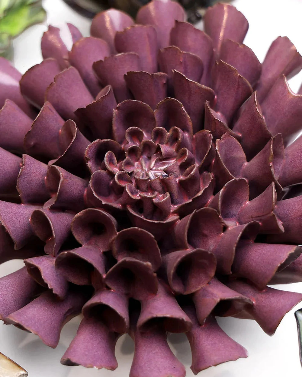 Violet Dahlia Wall Flower