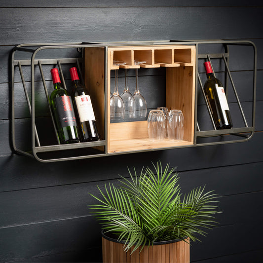 Wine Storage Wall Shelf