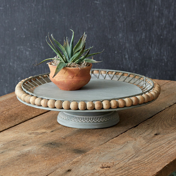 Boho Bead Cake Stand