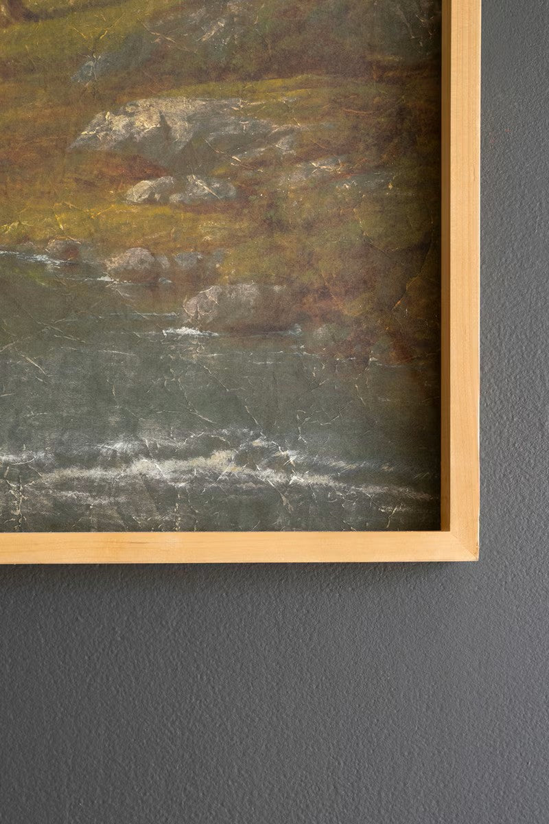Wood Framed Landscape Art