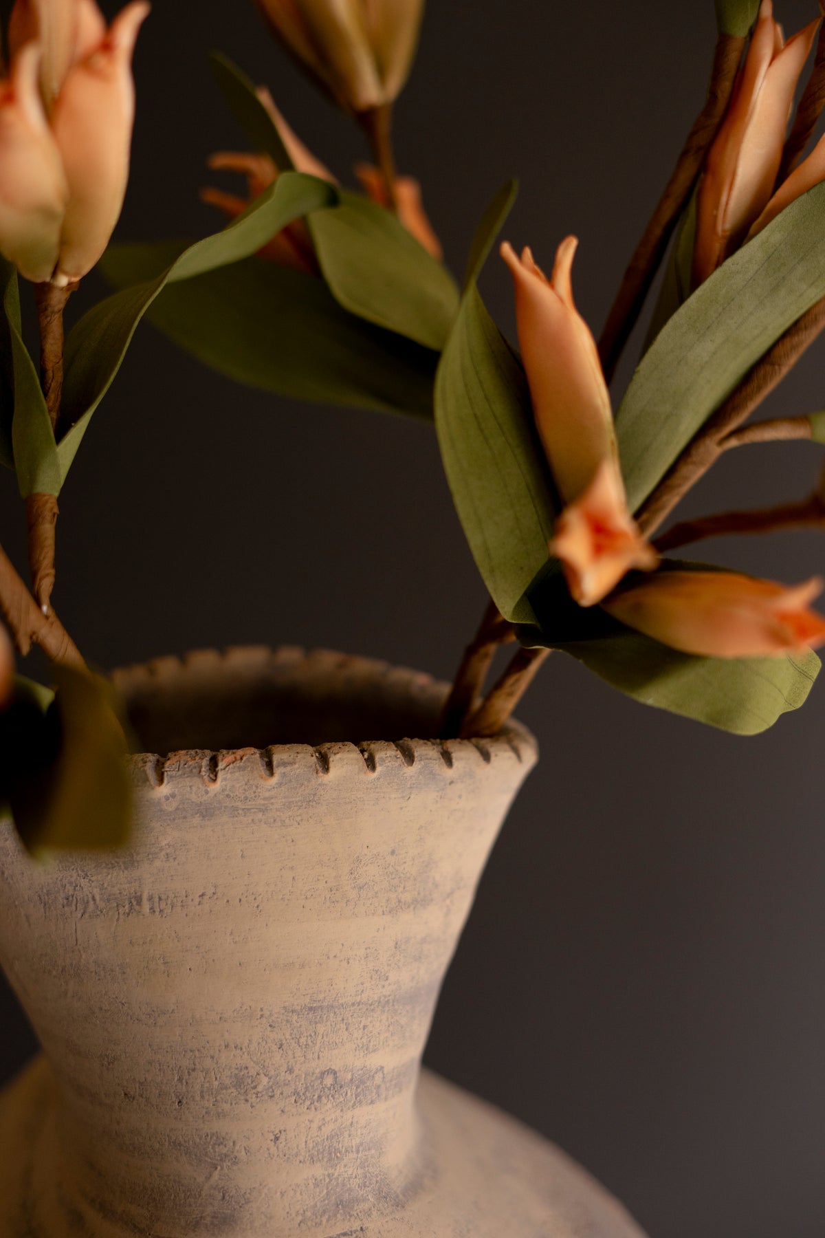 Free Formed Clay Vase