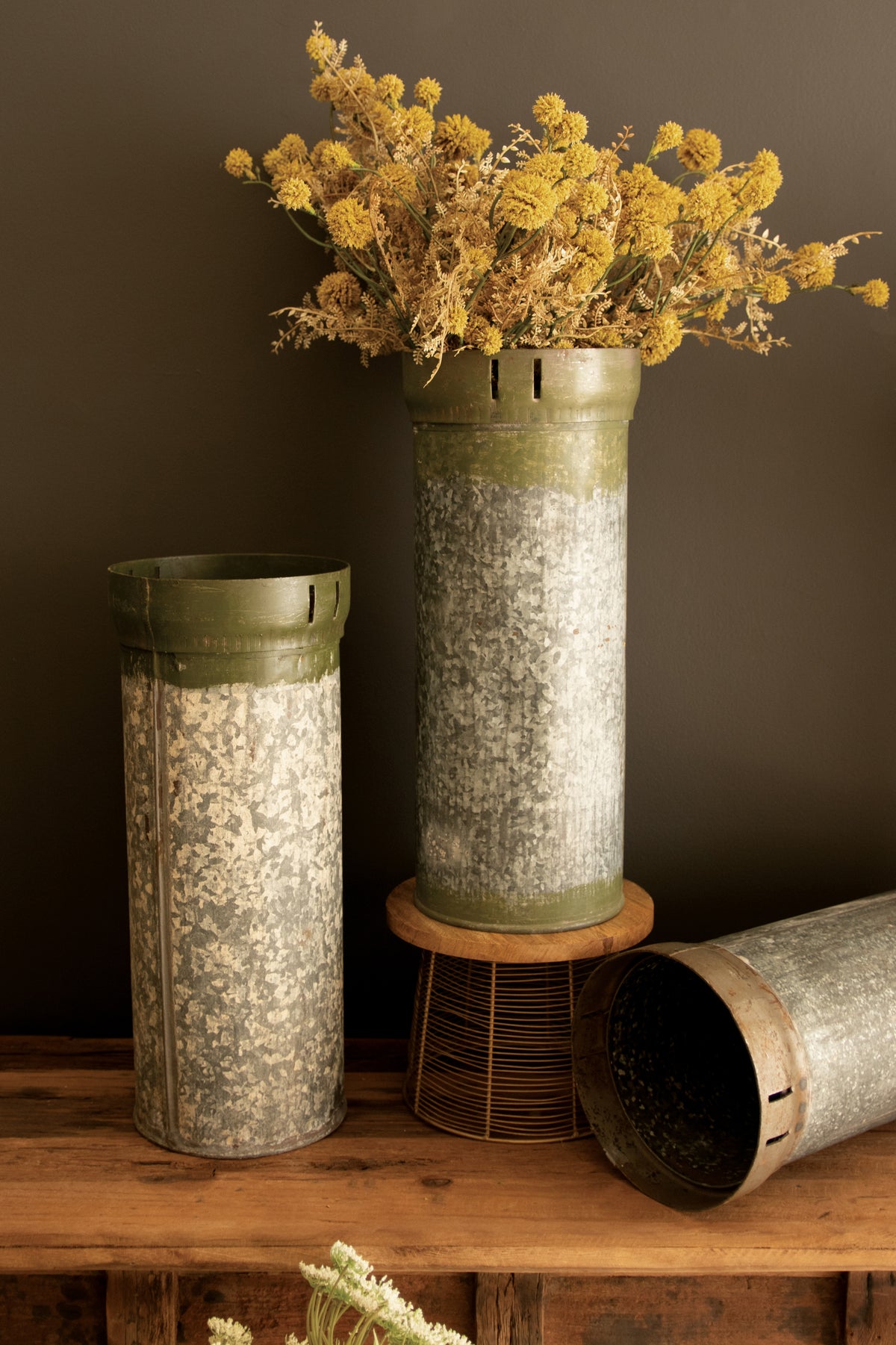 Reclaimed Military Canister