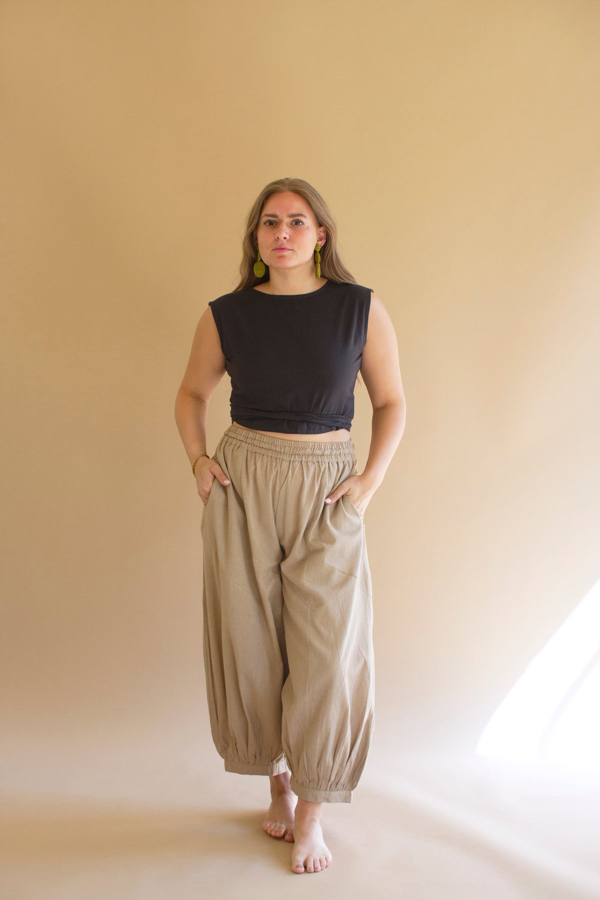 Convertible Wrap Blouse - Midnight