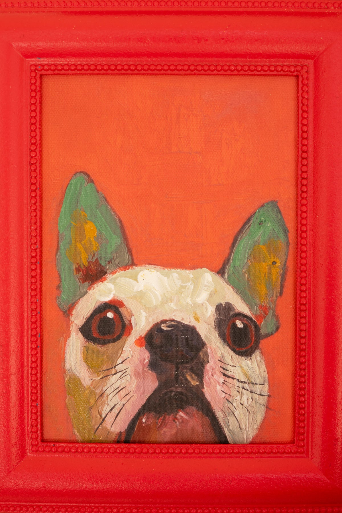 Set of Three Framed Dog Paintings