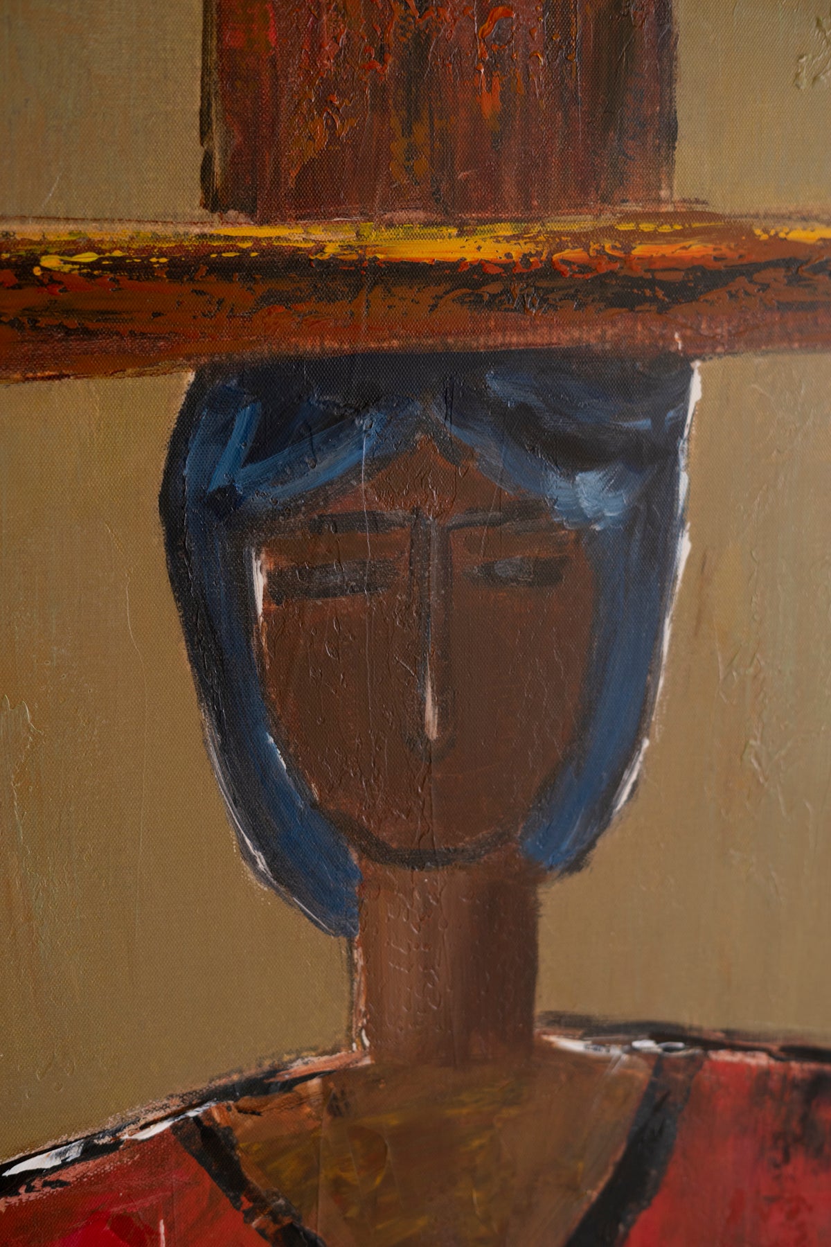 Framed Painting Southwest Woman