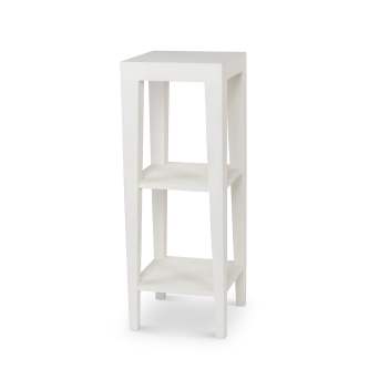 Giraffe Leg Bunching Pedestal, Silk Linen