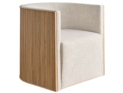 Avaline - Tanner Swivel Chair - Beige - Light Brown