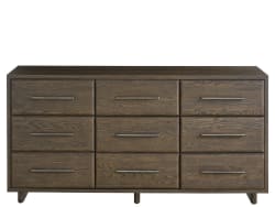 Modern - Nine Drawer Dresser - Sable
