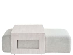 Dwell - Nesting Cocktail Ottoman - River Rock