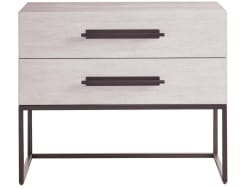Dwell - Metal Base Nightstand - River Rock