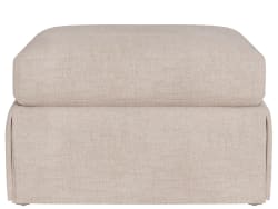 Hudson - Skirted Petite Ottoman
