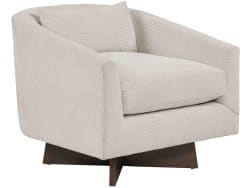 Lamar - Swivel Chair - White - Gray